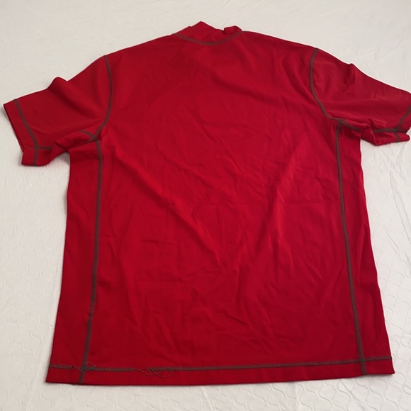 Lands End red short sleeve rash guard M - Picture 5 of 6
